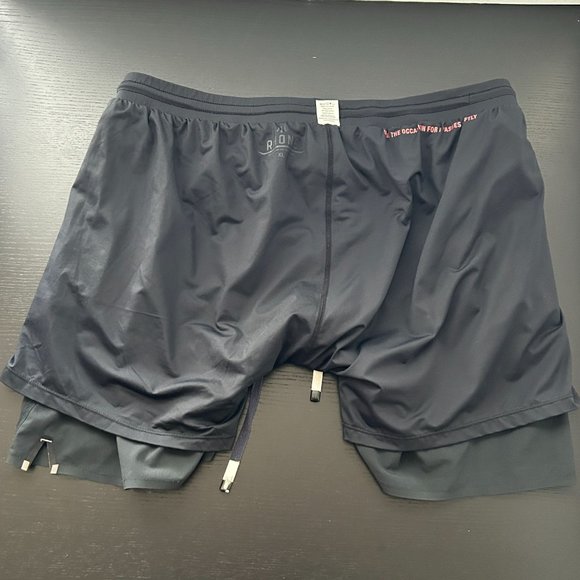 Rhone Shorts Performance Running Training Athletic Black Lined Stretch Mens XL - Picture 3 of 14
